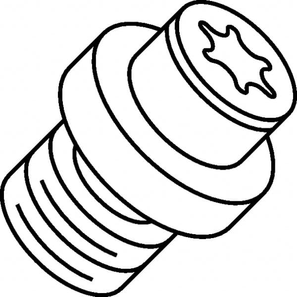 Kennametal - Hex Socket Adjusting Screw for Indexables - Caliber Tooling