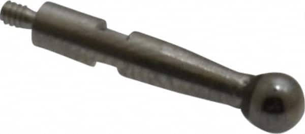 SPI - 0.12" Ball Diam, Carbide, Ball Test Indicator Contact Point - 1/2" Contact Point Length, Use with Brown & Sharpe Test Indicators - Caliber Tooling