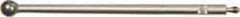 SPI - 0.032" Ball Diam, Carbide, Ball Test Indicator Contact Point - 5/8" Contact Point Length, Use with Starrett Test Indicators - Caliber Tooling