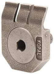 Mitee-Bite - 2-1/2mm Clamping Height, 880 Lb Clamping Pressure, Standard Height Swivel Stop Positioning Stop - 2-1/2mm Jaw Height, Spring Steel, Series Mitee-Bite Kopal Mini Clamps - Caliber Tooling