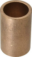 Boston Gear - 1" Inside x 1-1/4" Outside Diam, Oil Impregnated Bronze SAE-841 Sleeve Bearing - 2" OAL - Caliber Tooling