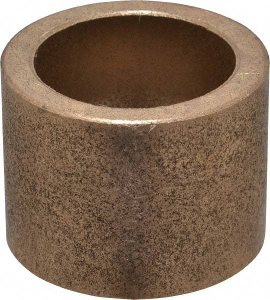 Boston Gear - 1-1/2" Inside x 2" Outside Diam, Oil Impregnated Bronze SAE-841 Sleeve Bearing - 1-1/2" OAL - Caliber Tooling