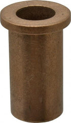 Boston Gear - 5/8" Inside x 7/8" Outside Diam, Oil Impregnated Bronze Sleeve Bearing - 1-1/8" Flange Outside Diam, 5/32" Flange Thickness, 1-3/4" OAL - Caliber Tooling