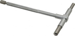 Value Collection - 2-1/8 to 3-1/2 Inch, 5.85 Inch Overall Length, Telescoping Gage - 5 Inch Long Handle, Hardened Tool Steel, Satin Chrome Finish - Caliber Tooling