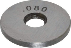 Value Collection - 0.08" Round Steel Spacer Block - Accuracy Grade B - Caliber Tooling