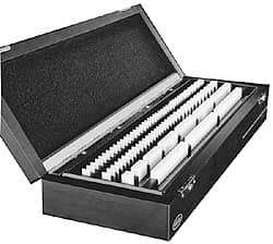 Mahr - 81 Piece, 0.1001 to 4", Grade 2, Ceramic Gage Block Set - Rectangular - Caliber Tooling