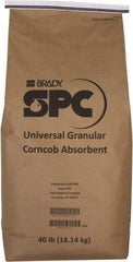 Brady SPC Sorbents - 40 Lb Bag Corncob Granular Sorbent - Universal Use - Caliber Tooling