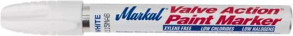 Markal - White Lead-Free Paint Marker - Alcohol Base Ink - Caliber Tooling