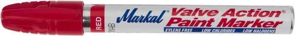 Markal - Red Permanent Marker - Felt Tip - Caliber Tooling