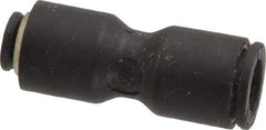 Legris - 1/8 x 1/4" Outside Diam, Nylon Push-to-Connect Tube Union - 290 Max psi - Caliber Tooling