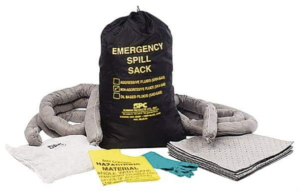 Brady SPC Sorbents - 10 Gal Capacity Oil Only Spill Kit - Sack - Caliber Tooling