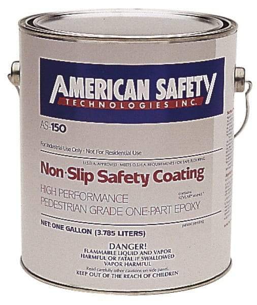 American Safety Technology - 5 Gal Gray Antislip Epoxy - Caliber Tooling