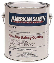 American Safety Technology - 1 Gal Safety Yellow Antislip Epoxy - Caliber Tooling