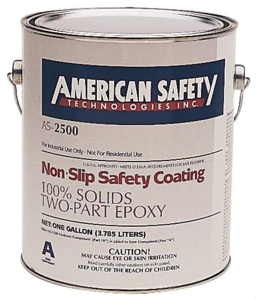 American Safety Technology - 5 Gal Gray Antislip Epoxy - Caliber Tooling