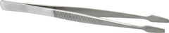 Value Collection - 4-3/4" OAL Stainless Steel Assembly Tweezers - Spade Points for Stamps - Caliber Tooling