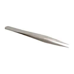 Value Collection - 4-3/4" OAL 3-SS Precision Tweezers - Very Fine - Caliber Tooling