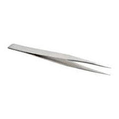 Value Collection - 5" OAL AA-SS Precision Tweezers - Strong Bevel - Caliber Tooling