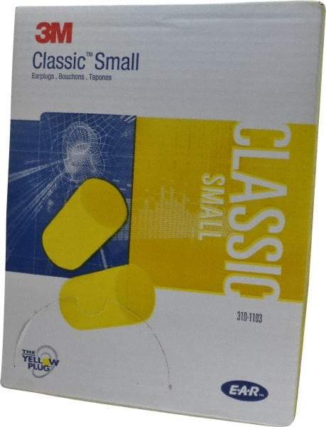 3M - Disposable, Uncorded, 29 dB, Barrel Earplugs - Yellow, 200 Pairs - Caliber Tooling