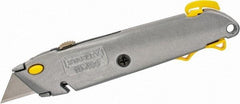 Stanley - Retractable Utility Knife - Aluminum Handle, 3 Blades Included - Caliber Tooling