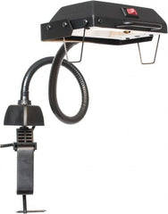 Electrix - 27 Inch, Gooseneck, Clamp on, Halogen, Black, General Purpose Task Light - 100 Watt, Nonmagnifying - Caliber Tooling