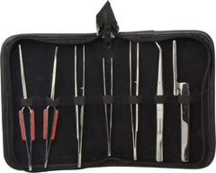 Value Collection - Stainless Steel Tweezer Set - 7 Piece - Caliber Tooling