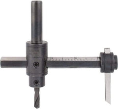 General - 1-3/4 to 7-7/8" Cutting Diam, Circle Cutter Tool - Straight Shank, 1/2" Shank Diam - Caliber Tooling