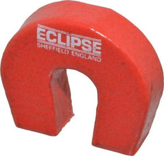 Eclipse - 19/64" Overall Width, 1-1/8" Deep, 1" High, 2-3/4 Lb Average Pull Force, Alnico Horseshoe Magnet - 550°C Operating Temprature, 1/4" Gap Width, 7/16" Pole Width, Grade 5 Alnico - Caliber Tooling