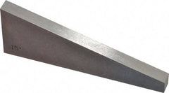 Value Collection - 15° Angle, 3 Inch Long, Angle Block - 55 RC Hardness - Caliber Tooling