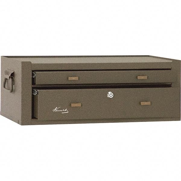 Kennedy - 2 Drawer Brown Drawer Chest Base - 21-5/8" Wide x 7-7/8" High x 9-5/8" Deep, Use with Chest 520 - Caliber Tooling