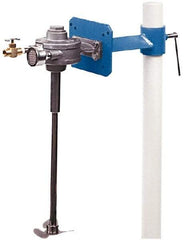 Neptune Mixer - 50 to 80 psi Air Pressure, 5 Gallon Mixing Capacity, 1/4 to 1/2 hp, Pipe Clamp, Air Powered Mixer - 24 Inch Long Shaft, Compatible with Pail Container - Caliber Tooling