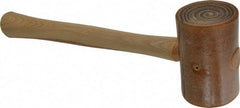 Garland - 1-3/8 Lb Head Rawhide Mallet - Wood Handle - Caliber Tooling