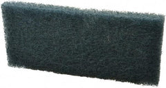 3M - 10" Long x 4-5/8" Wide x 1/2" Thick Scouring Pad - Medium-Duty, Blue - Caliber Tooling