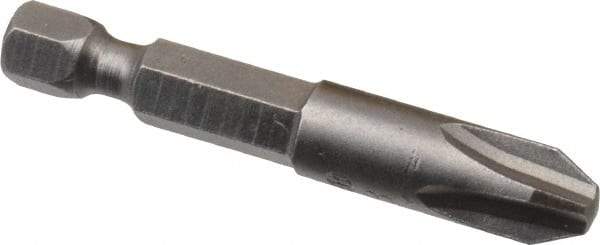 Apex - #3 Phillips Screwdriver Bit - 1/4" Hex Drive, 1-15/16" OAL - Caliber Tooling