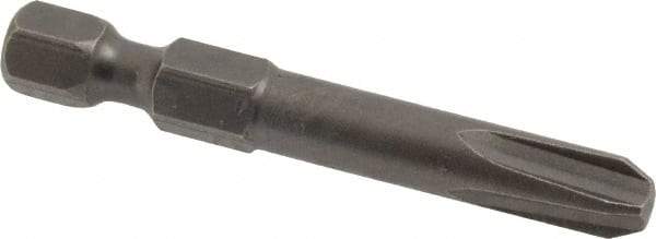 Apex - #3 Phillips Screwdriver Bit - 1/4" Hex Drive, 1-15/16" OAL - Caliber Tooling