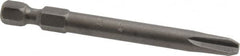 Apex - #3 Phillips Screwdriver Bit - 1/4" Hex Drive, 2-3/4" OAL - Caliber Tooling