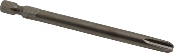 Apex - #3 Phillips Screwdriver Bit - 1/4" Hex Drive, 3-1/2" OAL - Caliber Tooling