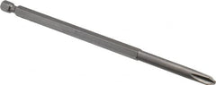 Apex - #2 Phillips Screwdriver Bit - 1/4" Hex Drive, 6" OAL - Caliber Tooling