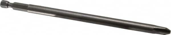 Apex - #3 Phillips Screwdriver Bit - 1/4" Hex Drive, 6" OAL - Caliber Tooling