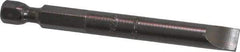 Apex - 0.275" Slotted Screwdriver Bit - 1/4" Hex Drive, 2-3/4" OAL - Caliber Tooling