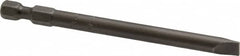 Apex - 1/4" Slotted Screwdriver Bit - 1/4" Hex Drive, 3-1/2" OAL - Caliber Tooling