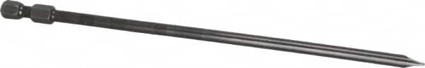 Apex - 0.187" Slotted Screwdriver Bit - 1/4" Hex Drive, 6" OAL - Caliber Tooling