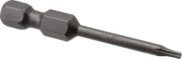 Apex - T6 Torx Bit - 1/4" Hex Drive, 1-15/16" OAL - Caliber Tooling