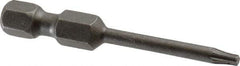 Apex - T8 Torx Bit - 1/4" Hex Drive, 1-15/16" OAL - Caliber Tooling