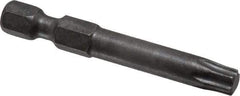 Apex - T30 Torx Bit - 1/4" Hex Drive, 1-15/16" OAL - Caliber Tooling