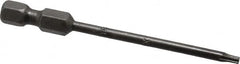 Apex - T8 Torx Bit - 1/4" Hex Drive, 2-3/4" OAL - Caliber Tooling