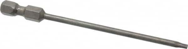 Apex - T8 Torx Bit - 1/4" Hex Drive, 3-1/2" OAL - Caliber Tooling