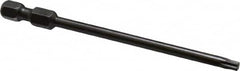 Apex - T15 Torx Bit - 1/4" Hex Drive, 3-1/2" OAL - Caliber Tooling