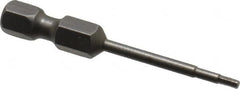 Apex - 1/16" Hex Bit - 1/4" Hex Drive, 1-15/16" OAL - Caliber Tooling