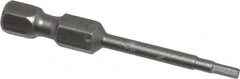 Apex - 5/64" Hex Bit - 1/4" Hex Drive, 1-15/16" OAL - Caliber Tooling