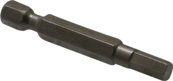 Apex - 3/16" Hex Bit - 1/4" Hex Drive, 1-15/16" OAL - Caliber Tooling